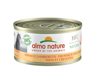 HFC Cat Natural Кусочки тунца с креветками в соусе для взрослых кошек