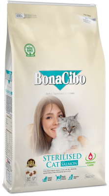 Adult Cat Sterilised Salmon Сухой корм с лососем для взрослых стерилизованных кошек и кошек с лишним весом