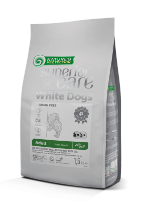 Superior Care White Dogs Grain Free with Insect Adult Small Breeds Бесшовный корм для взрослых собак малых пород с белой шерстью