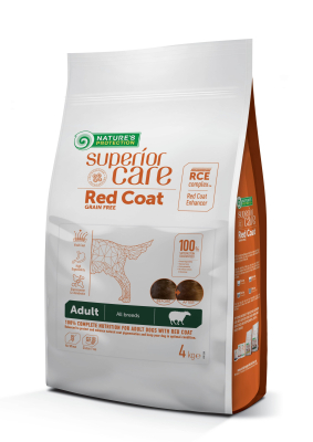 Superior Care Red Coat Grain Free Adult All Breeds with Lamb Сухой беззерновой корм для взрослых собак всех пород с рыжей окраской шерсти