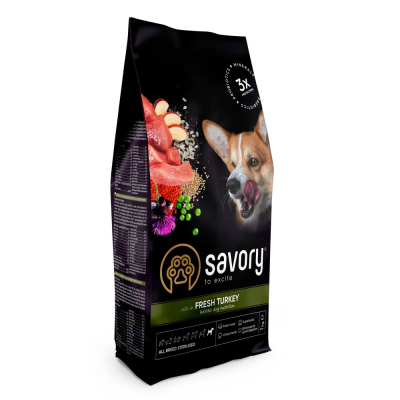 All Breed Sterilised rich in Fresh Turkey - сухой корм со свежим мясом индейки для стерилизованных собак