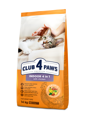 Adult Cats Indoor 4 in 1 - сухой корм для кошек без доступа на улицу