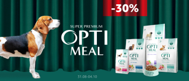 Скидка на Optimeal для собак!
