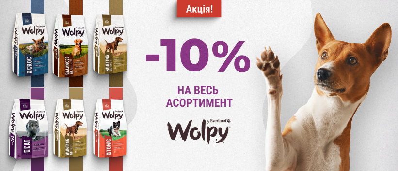 Скидка -10% на Everland Wolpy!
